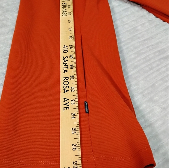 Columbia Women's Firwood Ottoman Pullover Sz Xs Orange Turtle Neck - Picture 9 of 12
